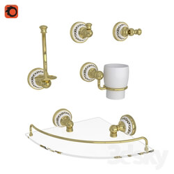 Bathroom accessories - OM Accessories Fixsen Bogema Gold for the bathroom 