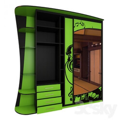 Wardrobe _ Display cabinets - Wardrobe _quot_Green Melody_quot_ 