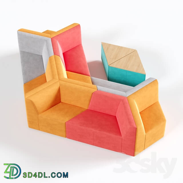 Sofa - OM Sofa Origami 10-seater
