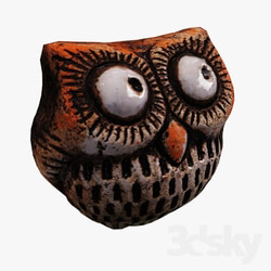 Sculpture - Owl Suzdal 