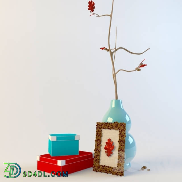Other decorative objects - Decor with acorns