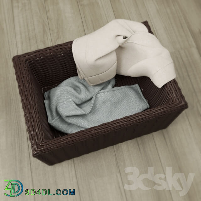 Bathroom accessories - Baskets for linen