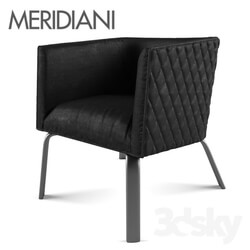 Arm chair - Armchair. Lolita Wood Diamond by MERIDIANI 