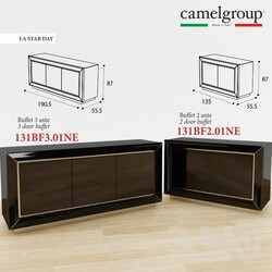 Sideboard _ Chest of drawer - CAMELGROUP 131BF2.01NE_131BF3.01NE 
