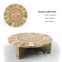 Table - Designer Coffee Table Customised 