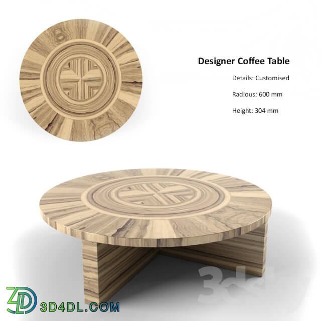 Table - Designer Coffee Table Customised