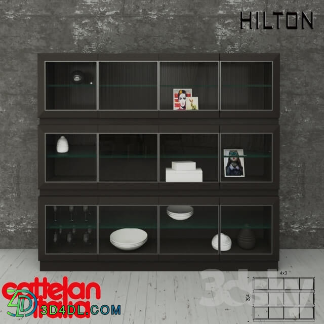 Sideboard _ Chest of drawer - Cattelan Italia Hilton