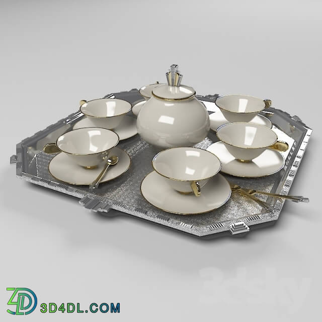 Tableware - Art deco coffee set