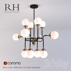 Ceiling light - Restoration Hardware BISTRO GLOBE 