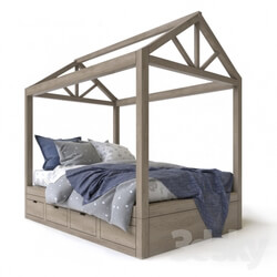 Bed - Cole framed house bed 