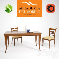 Table _ Chair - Accademia Del Mobile Bellagio 