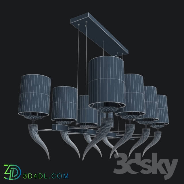 Ceiling light - Chandelier ceiling K2KR9216-8_ Russia