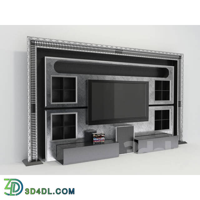 Wardrobe _ Display cabinets - Panel for TV