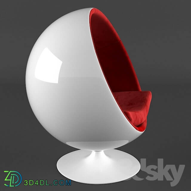 Arm chair - Eero Aarnio ball chair _globe chair_