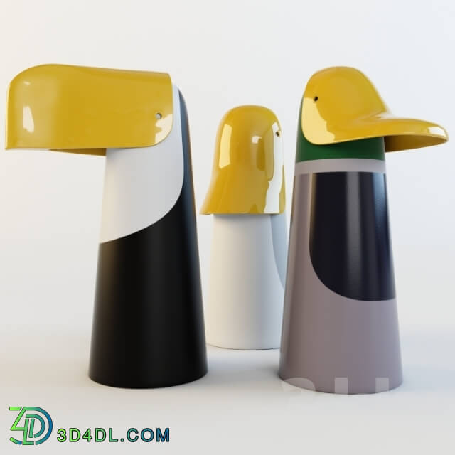 Other decorative objects - Duck Tucan Seagull