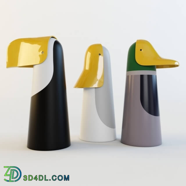 Other decorative objects - Duck Tucan Seagull