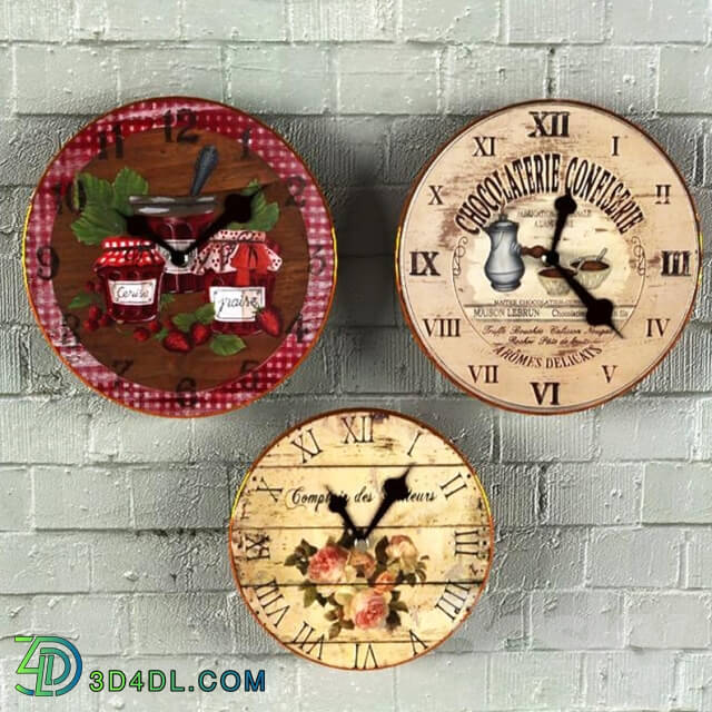 Other decorative objects - wall clocks