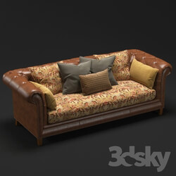 Sofa - Moreno Leather Sofa 