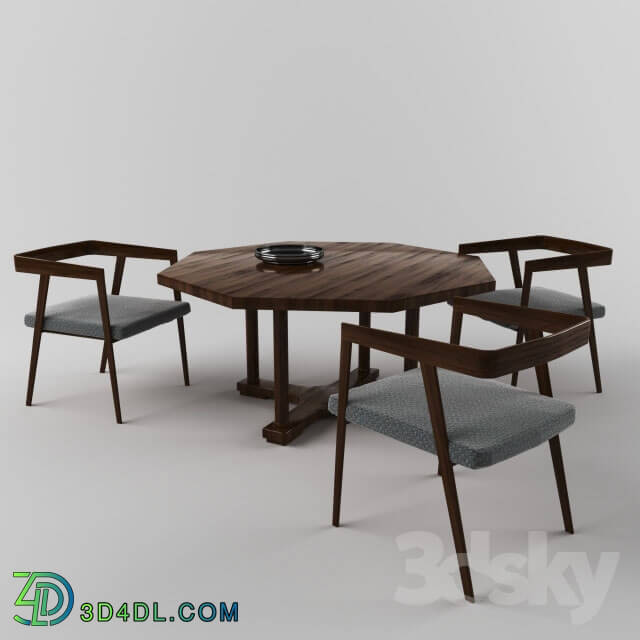 Table _ Chair - Table _ Armchair set