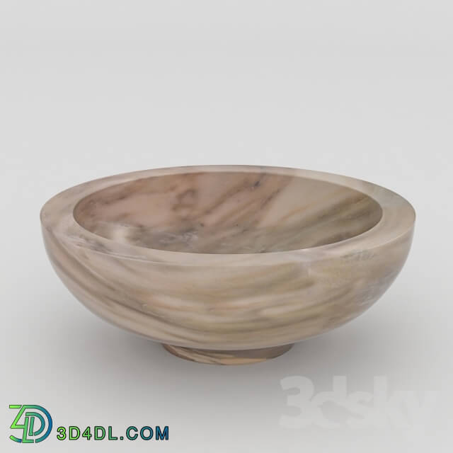 Wash basin - Qurna for hamam marble KM09