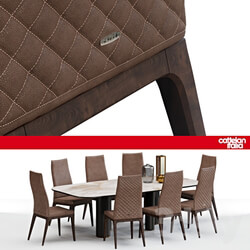 Table _ Chair - Arcadia Couture _amp_ Roll Keramik by Cattelan Italia 