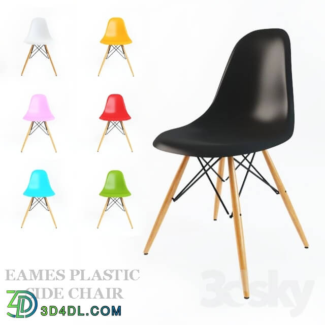 Chair - Eames Plastic Side Chair