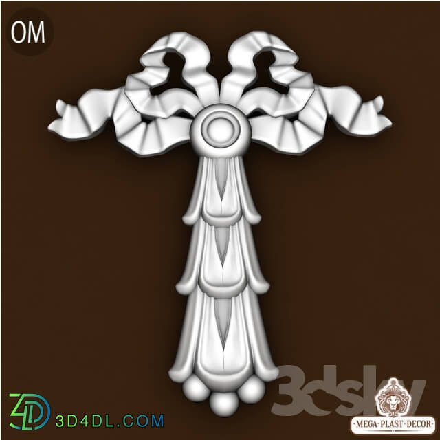 Decorative plaster - Om. Mega plast decor Bas-relief