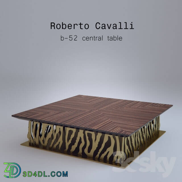 Table - Roberto Cavalli b 52 central table