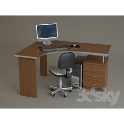 Office furniture - desktop computer 