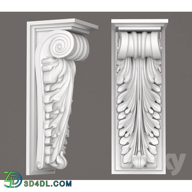 Decorative plaster - Console