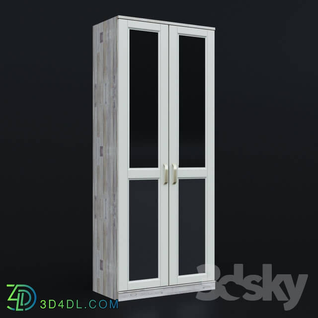 Wardrobe _ Display cabinets - Provence wardrobe with mirror