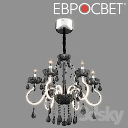 Ceiling light - OM Chandelier with tinted crystal and remote control Bogate__39_s 419_6 Strotskis 