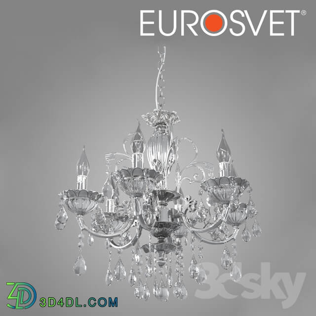 Ceiling light - OM Suspended chandelier with Bogate__39_s 230_6 Strotskis crystal