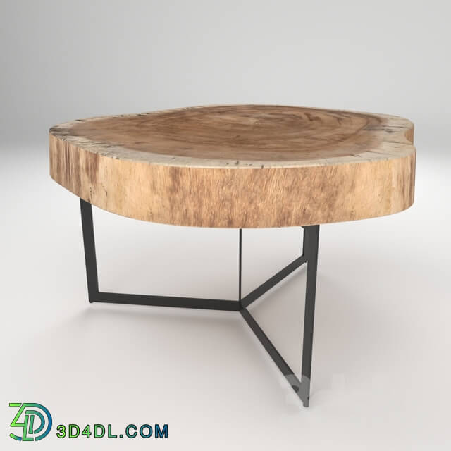 Table - Wood trunk Coffee Table