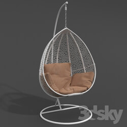 Arm chair - Chair suspended Gusto White 