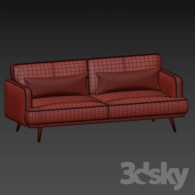 Sofa - Cochrane 3 Seater Clic Clac Sofa Bed