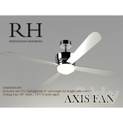 Ceiling light - Restoration Hardware _ Axis Fan 