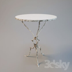 Table - Toulouse Painted Iron Side Table 
