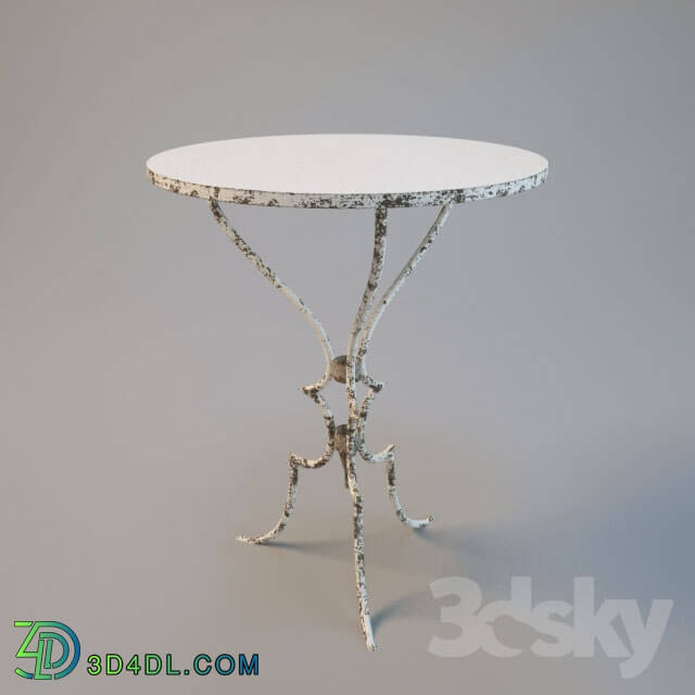 Table - Toulouse Painted Iron Side Table
