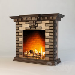 Fireplace - Classic wood for the fireplace portal 2 