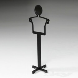 Other decorative objects - clothes hanger in human form 