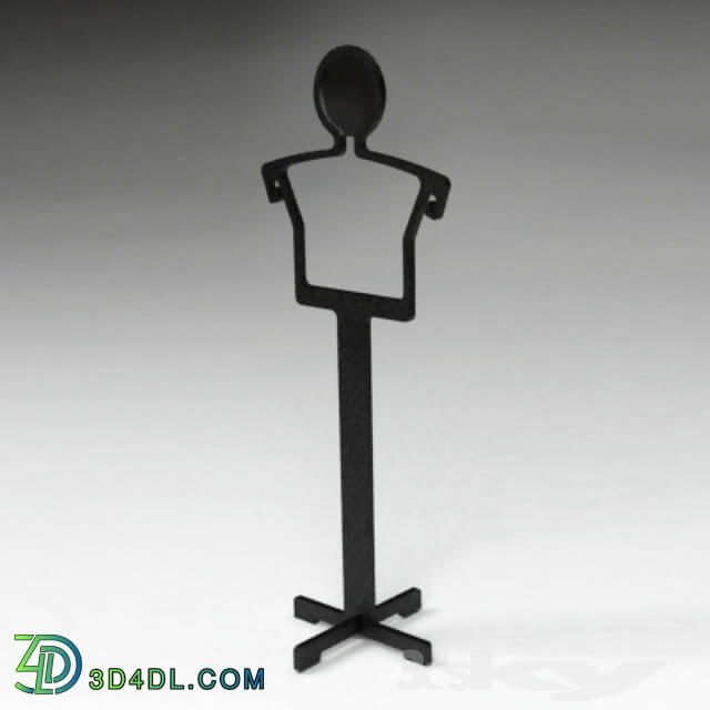 Other decorative objects - clothes hanger in human form