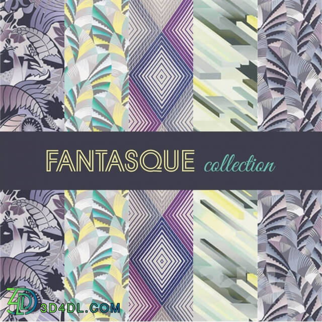 Wall covering - Wallpaper O _amp_ L_ collection FANTASQUE