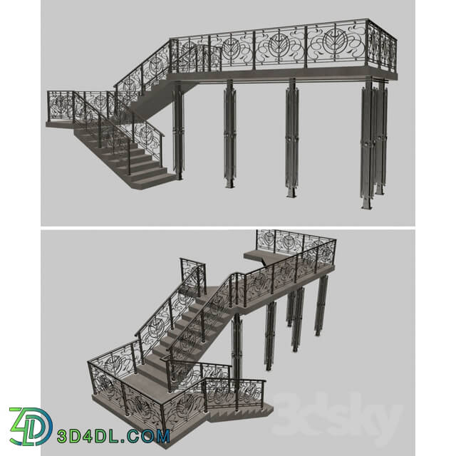 Staircase - Forged staircase