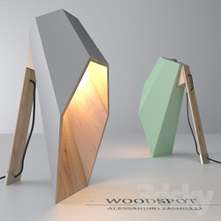 Table lamp - Woodspot by Alessandro Zambelli 