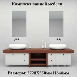 Bathroom furniture - Set of bathroom furniture 