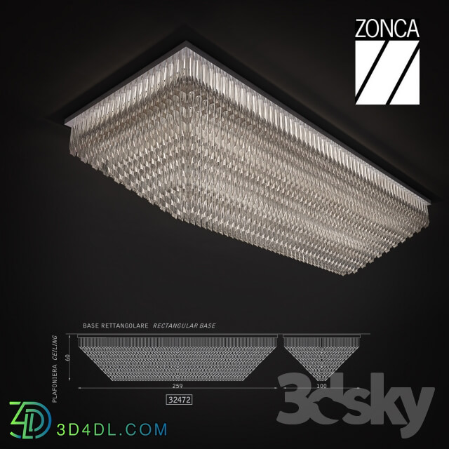 Ceiling light - zonca Stellata