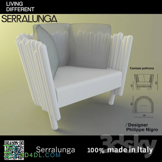 Arm chair - Canisse_Poltrona