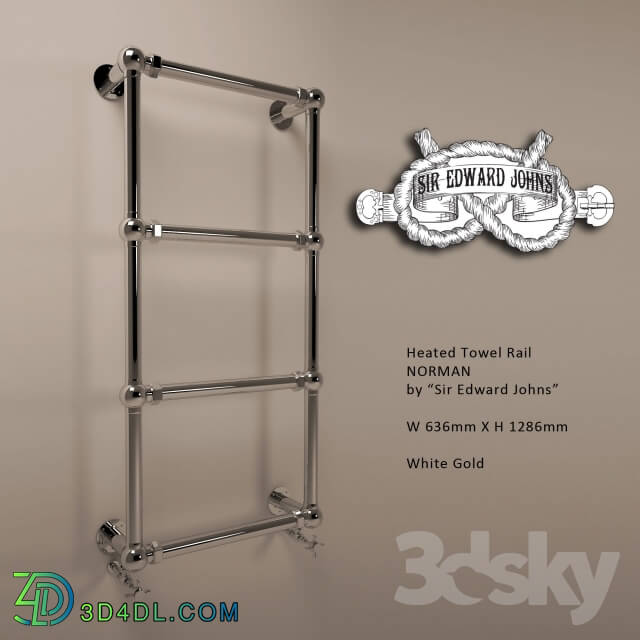 Towel rail - Heated towel rail NORMAN Sir Edward Johns