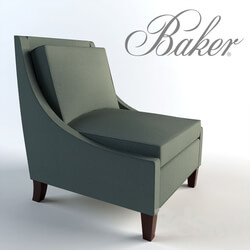 Arm chair - Baker CURVED BACK LOUNGE CHAIR 